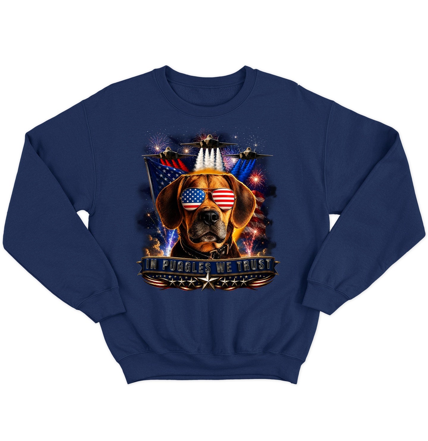 In Puggles We Trust - Crewneck Sweatshirt