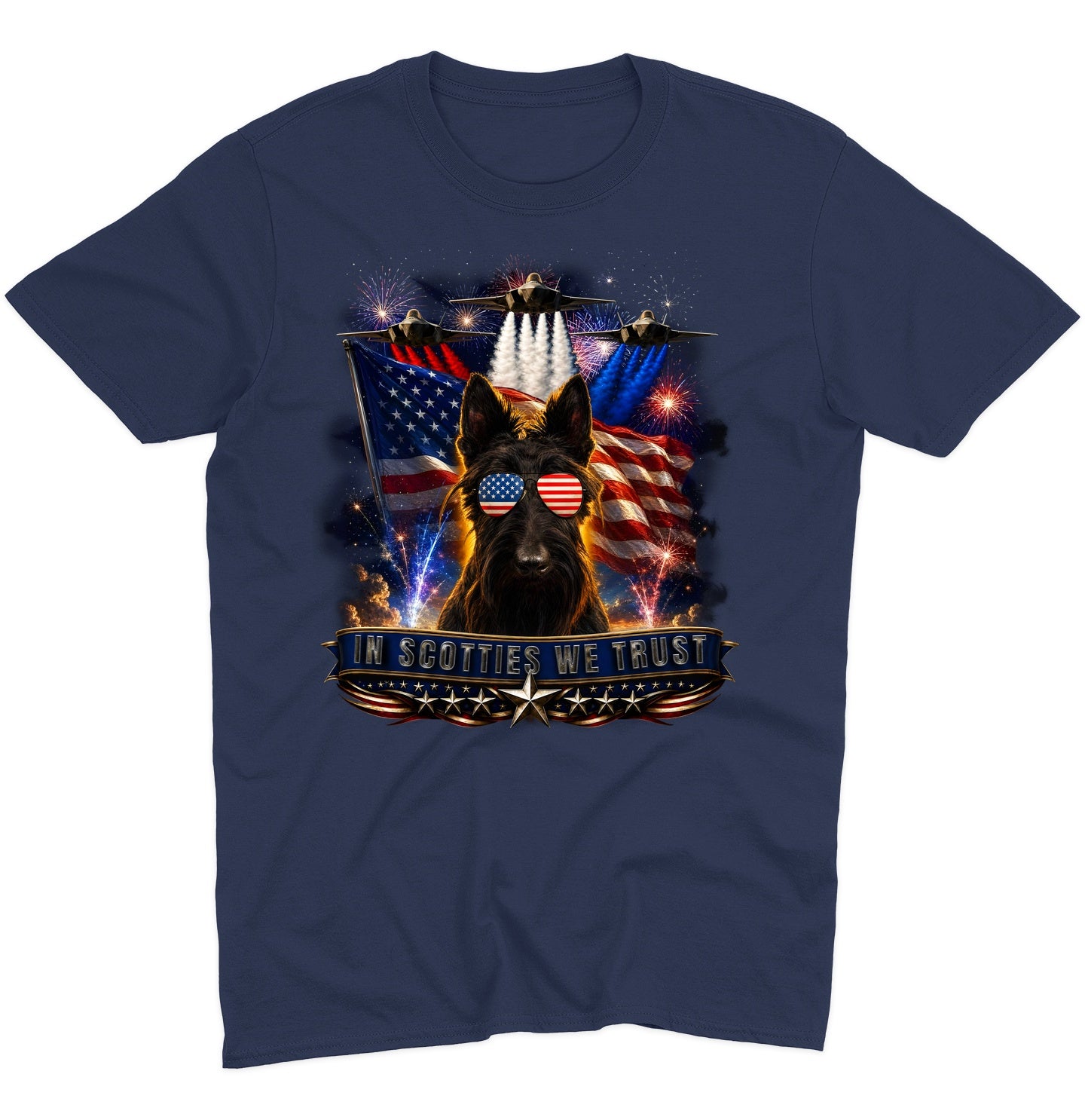 In Scottish Terriers We Trust - Adult Unisex T-Shirt