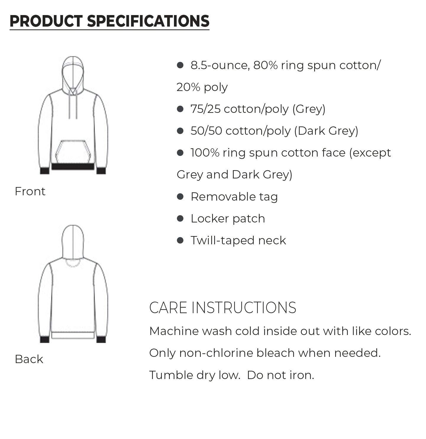 DTH Rams Athletics Full Color Sport Arch - Adult Unisex Hoodie Sweatshirt - Specs