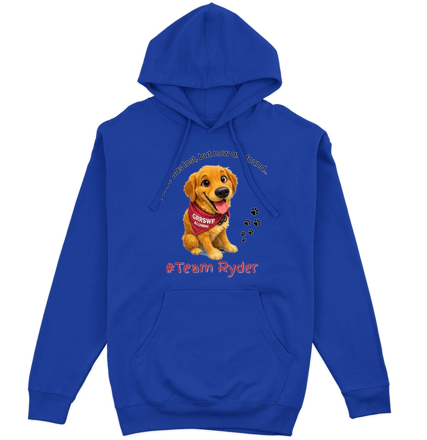 Team Ryder Once Was Lost - Adult Unisex Hoodie Sweatshirt - Grey - X-Large - Sizes