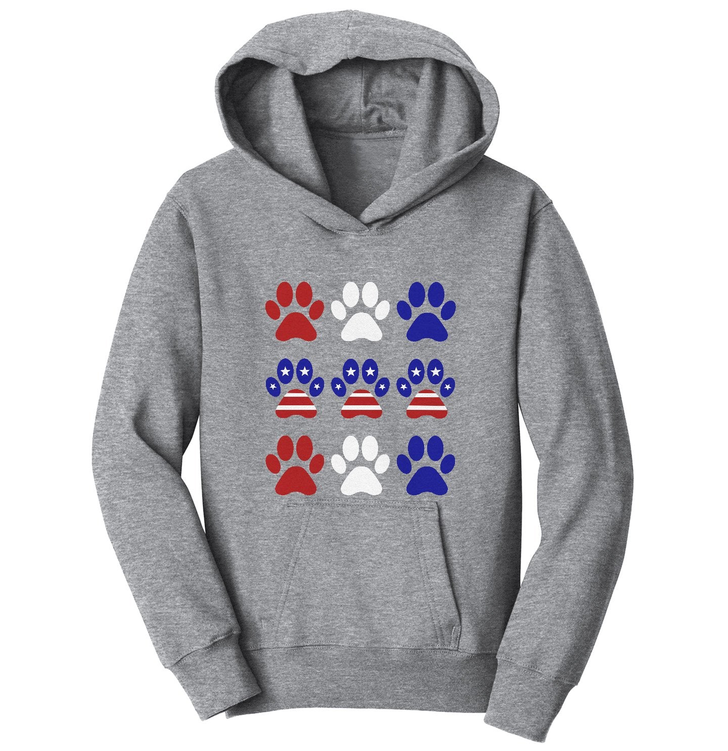Patriotic Paws - Kids' Unisex Hoodie Sweatshirt