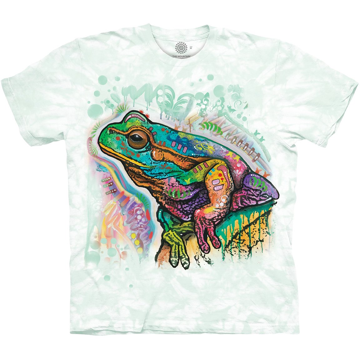 Peace Frogs Sea Turtle Frog Garment Dye Short Sleeve T-Shirt