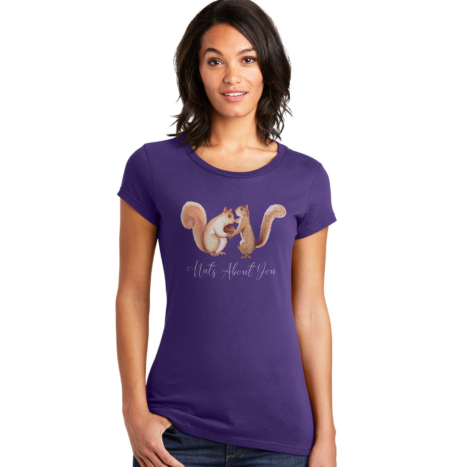 Nuts About You - Women's Fitted T-Shirt