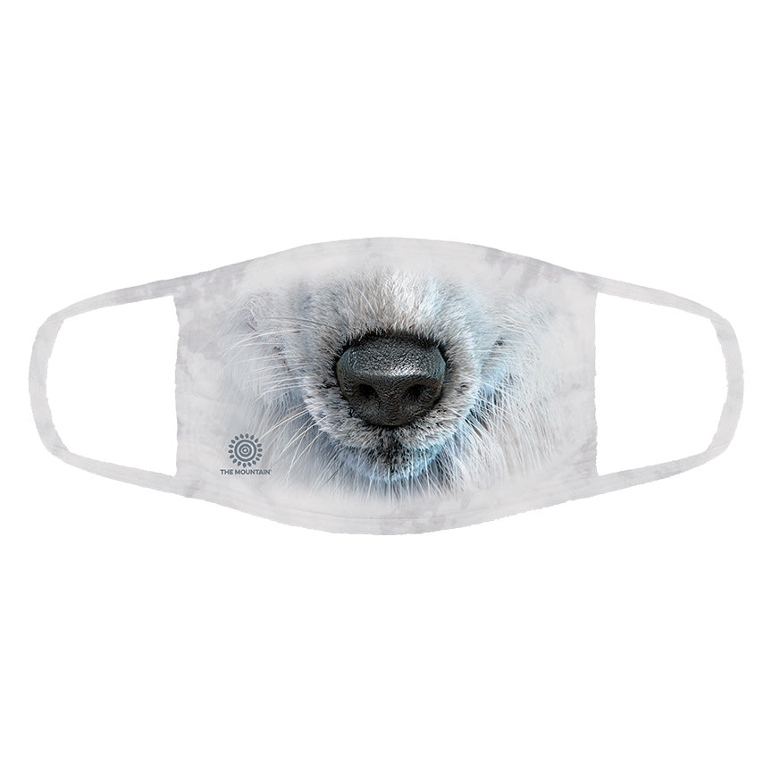 The Mountain - White Wolf Face - Adult Unisex Face Mask