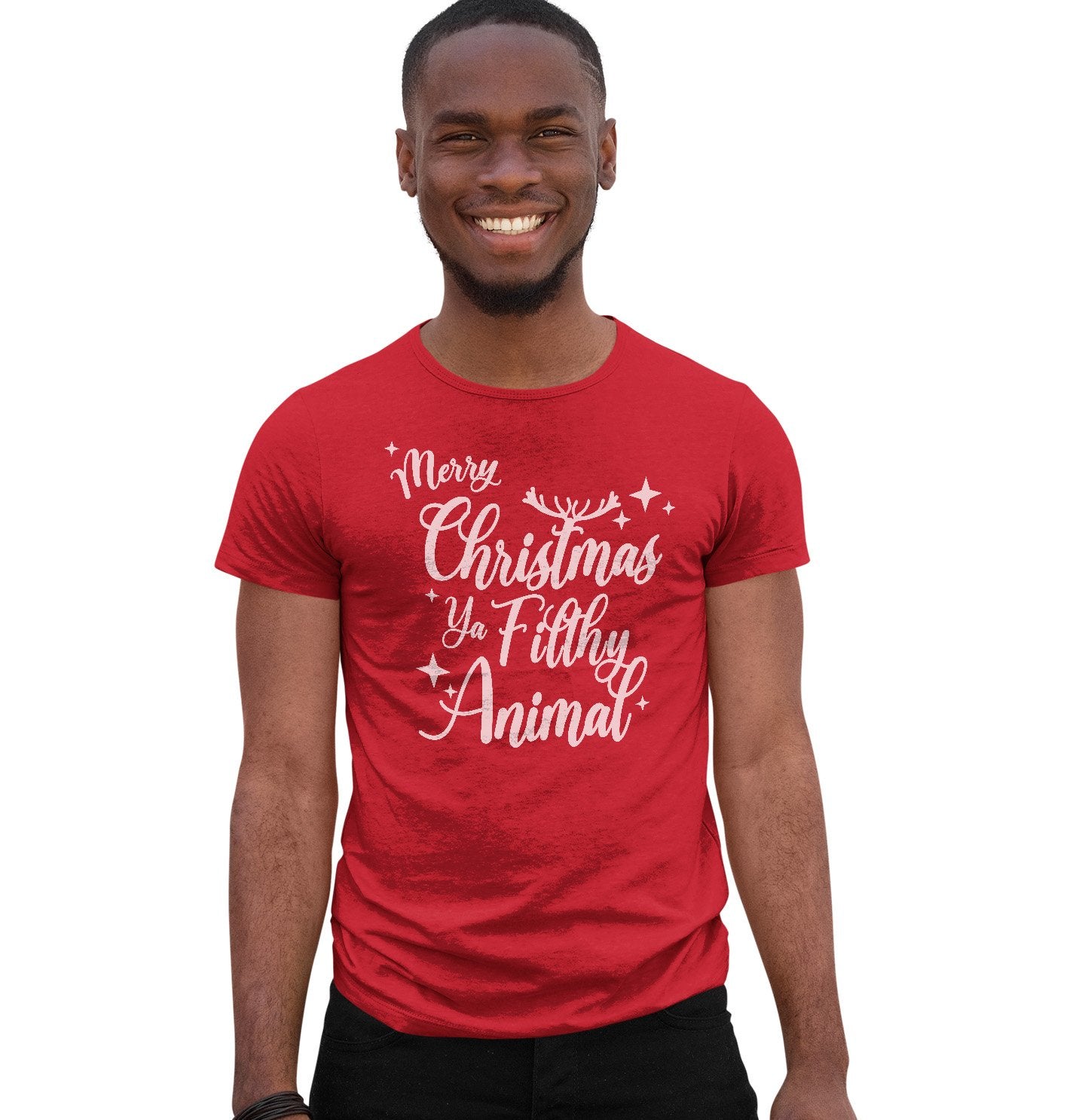 Merry Christmas ya Filthy Animal - Adult Unisex T-Shirt
