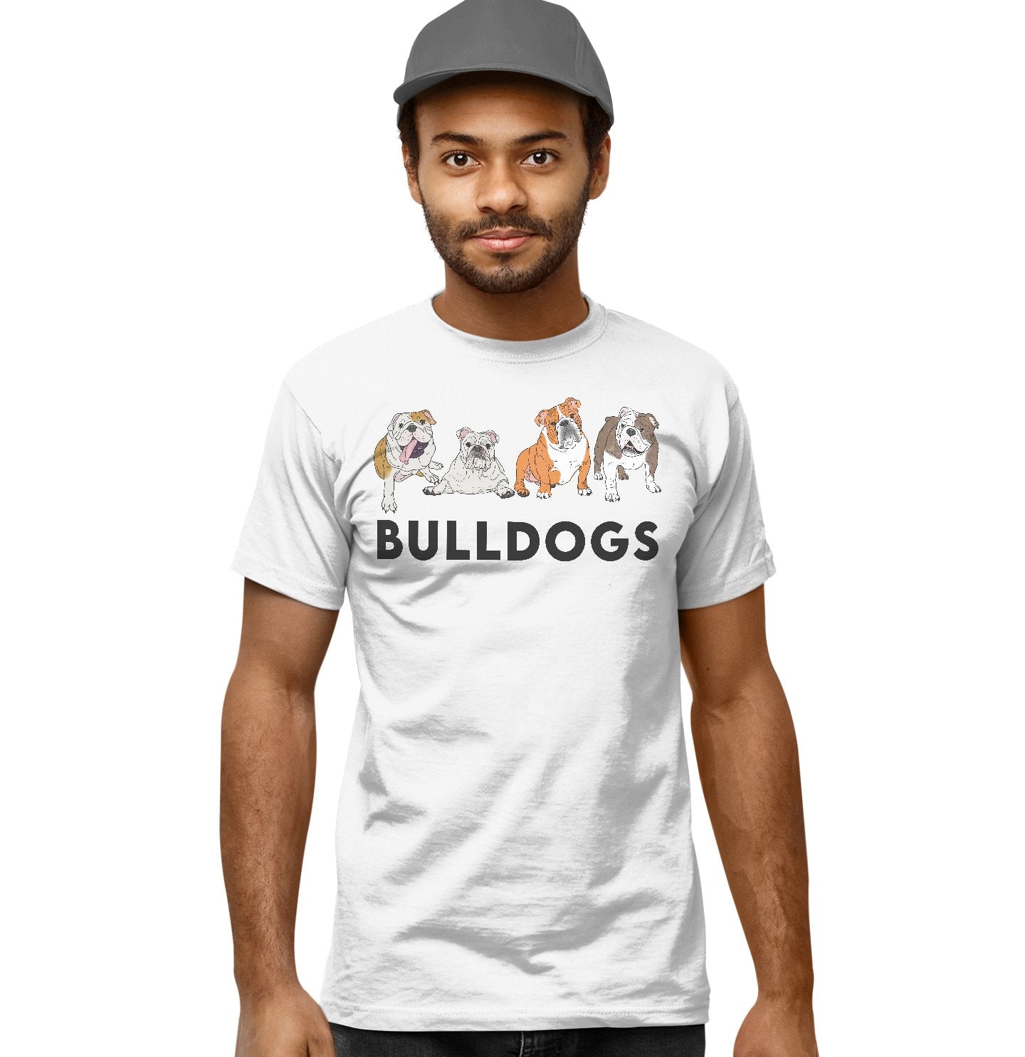 Bulldogs Lineup - Adult Unisex T-Shirt