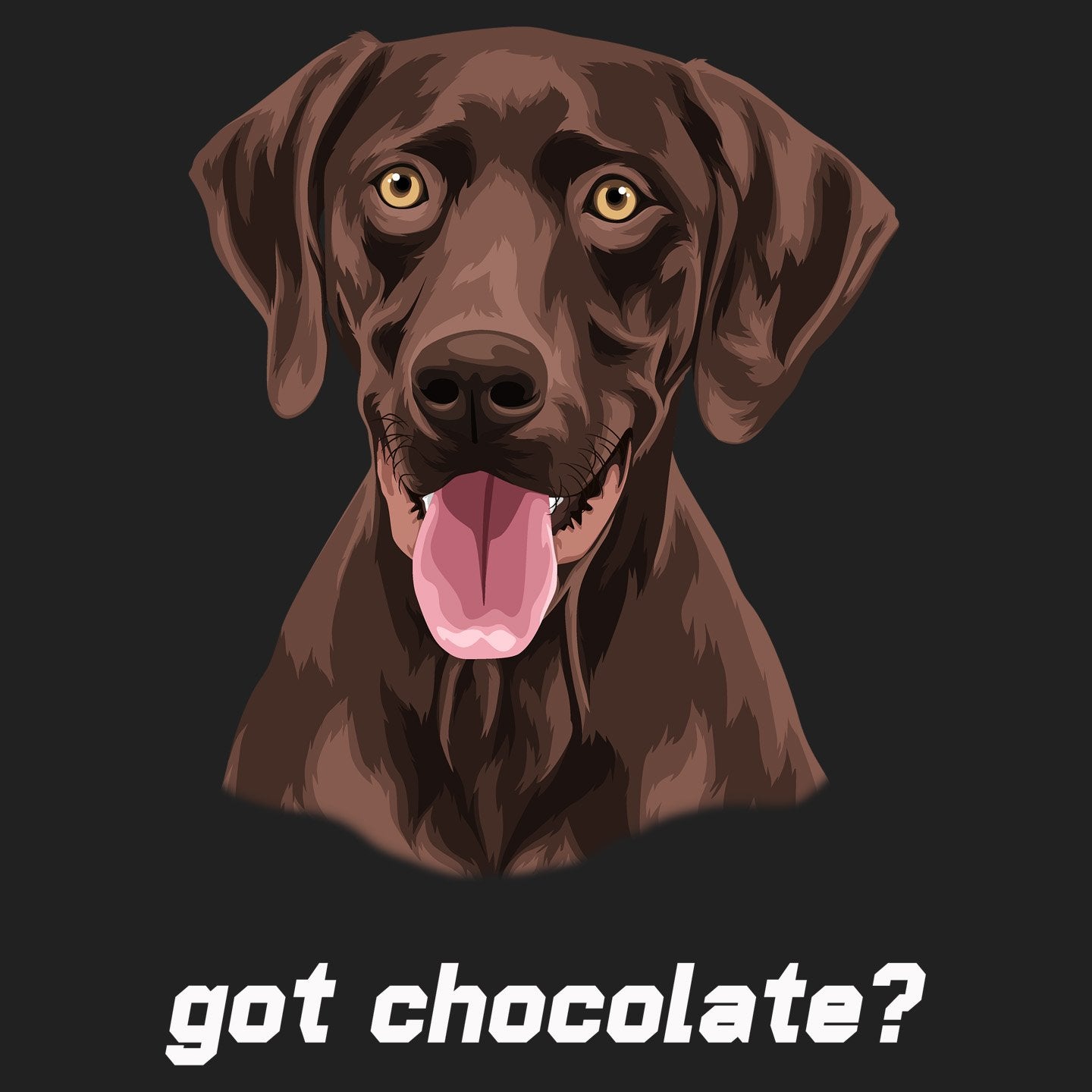 Got Chocolate - Women's V-Neck Long Sleeve T-Shirt