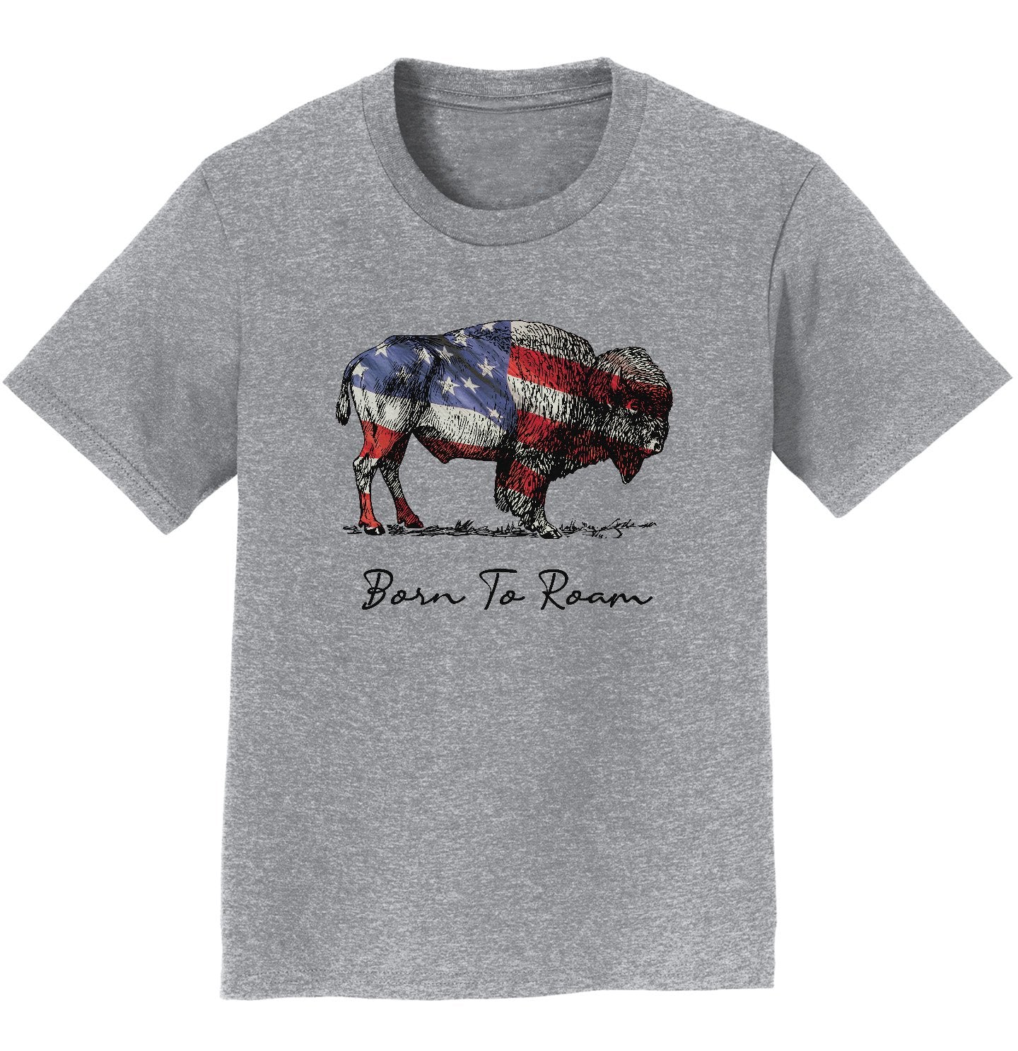 Buffalo Flag Overlay - Kids' Unisex T-Shirt
