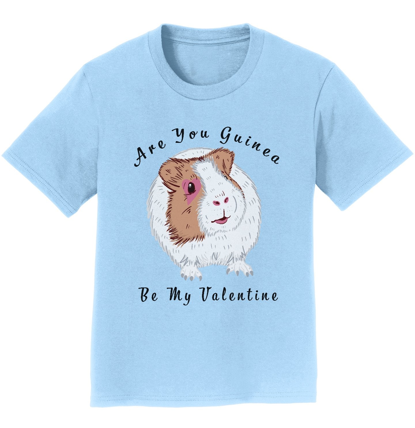 Guinea Pig Be My Valentine - Kids' Unisex T-Shirt