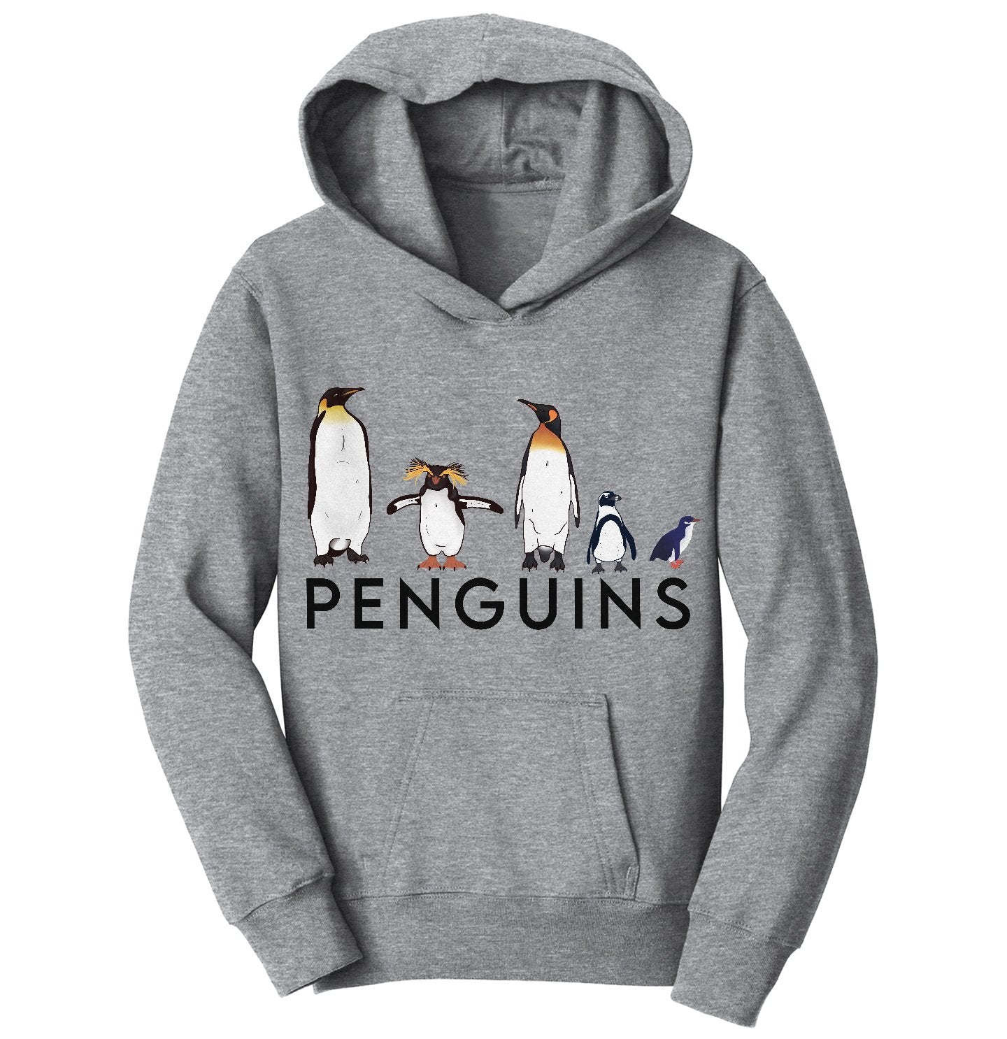 Five Penguins Kids' Unisex Hoodie Sweatshirt