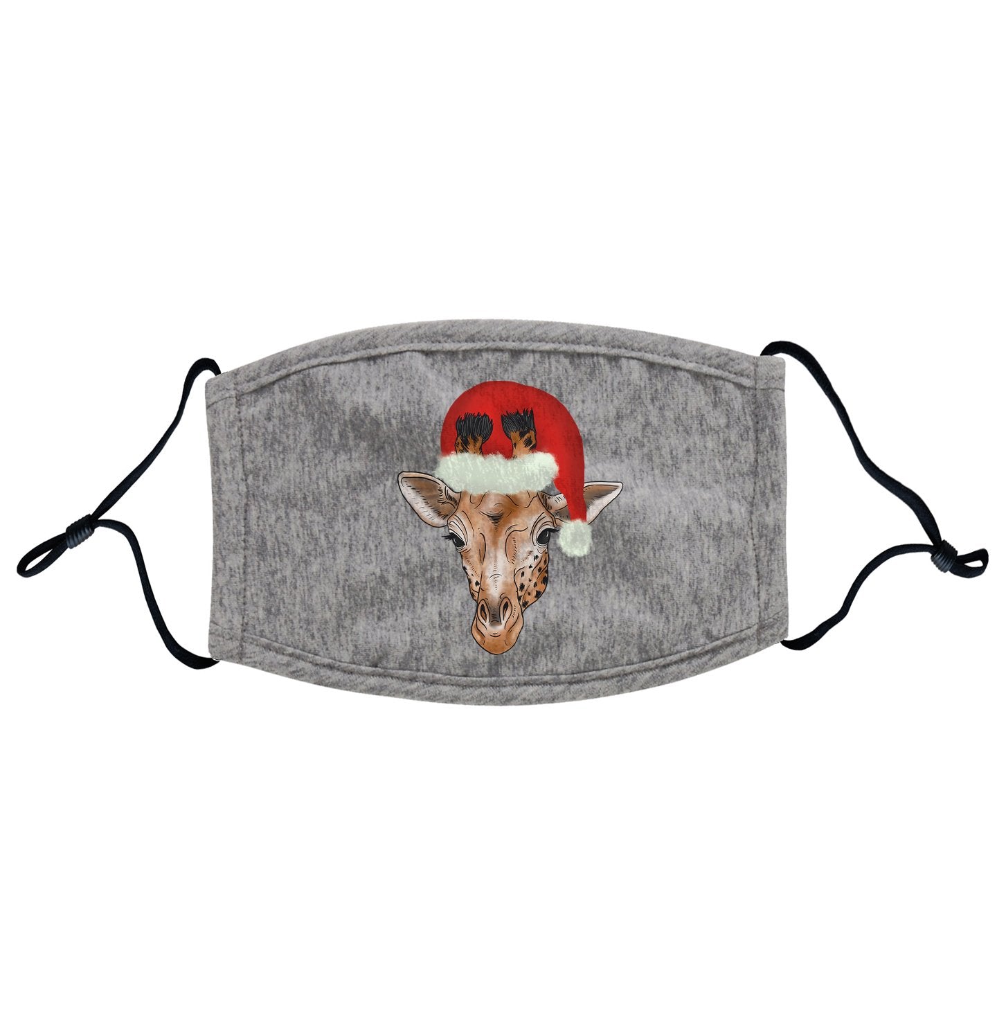 Christmas Giraffe - Adult Adjustable Face Mask