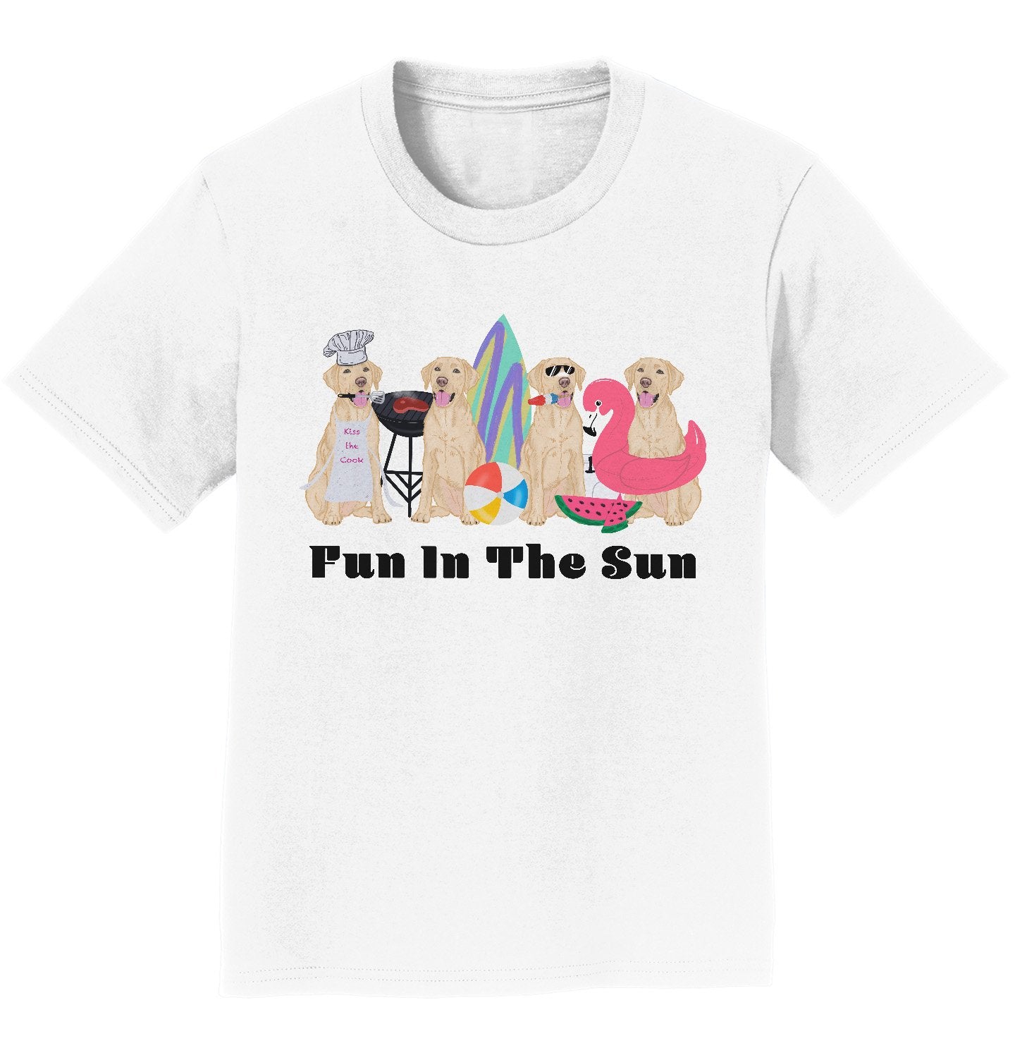 Summer Lineup Yellow Lab - Kids' Unisex T-Shirt
