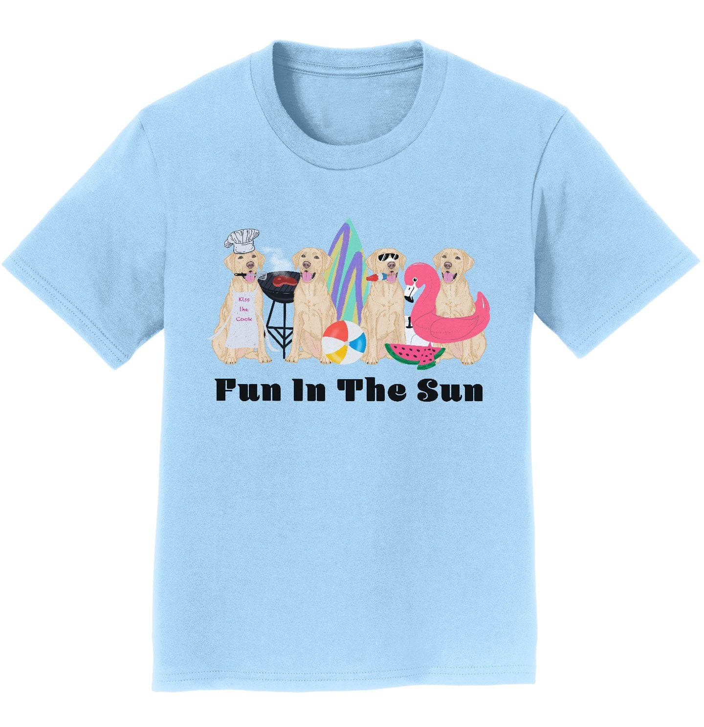 Summer Lineup Yellow Lab - Kids' Unisex T-Shirt