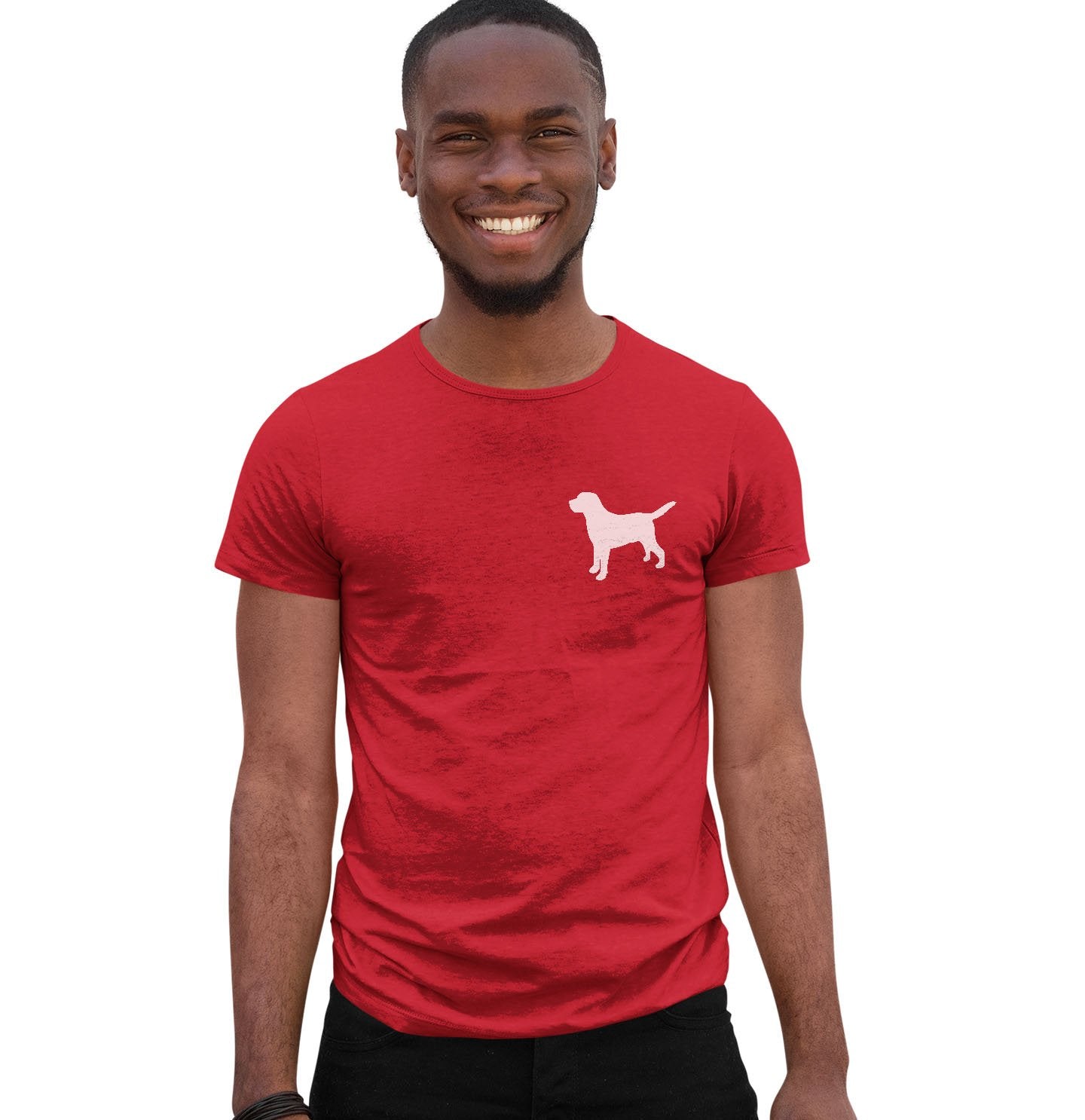 Labrador Silhouette Small - Adult Unisex T-Shirt