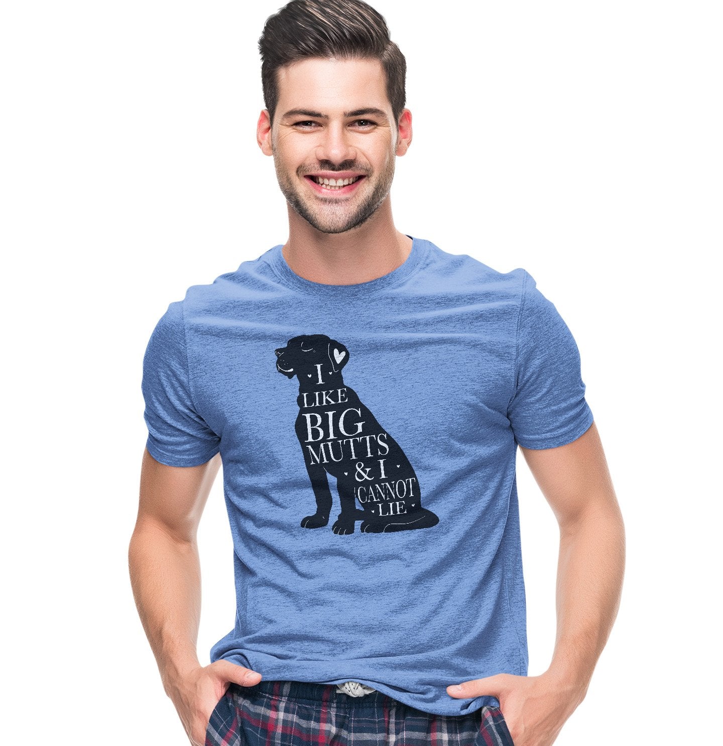 Like Big Mutts Silhouette - Adult Tri-Blend T-Shirt