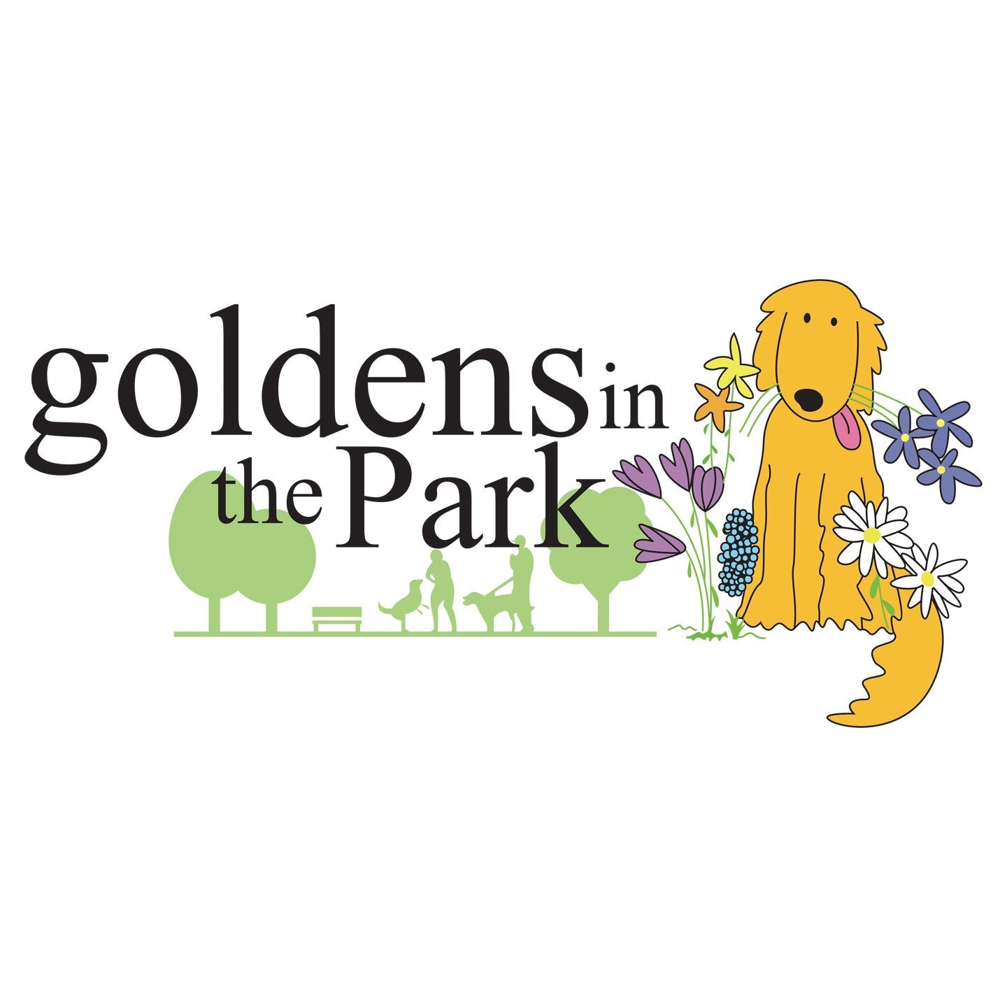 AGK Goldens in the Park - Adult Unisex Long Sleeve T-Shirt