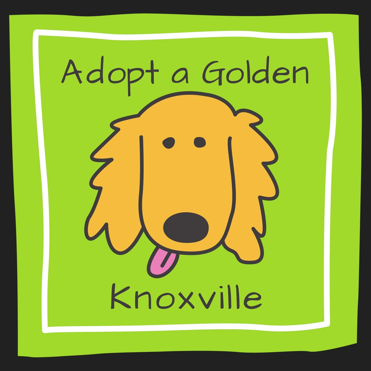 AGK Rescue Adopt Love - Women's V-Neck Long Sleeve T-Shirt