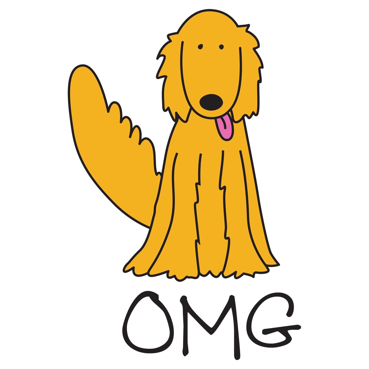 AGK Oh My Golden - Women's V-Neck T-Shirt