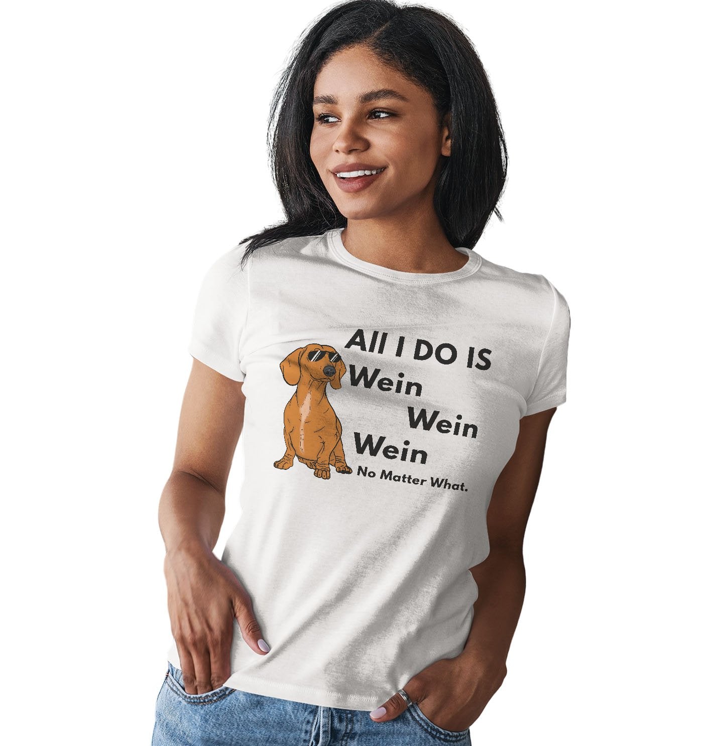 All I Do Is Wien - Women's Fitted T-Shirt