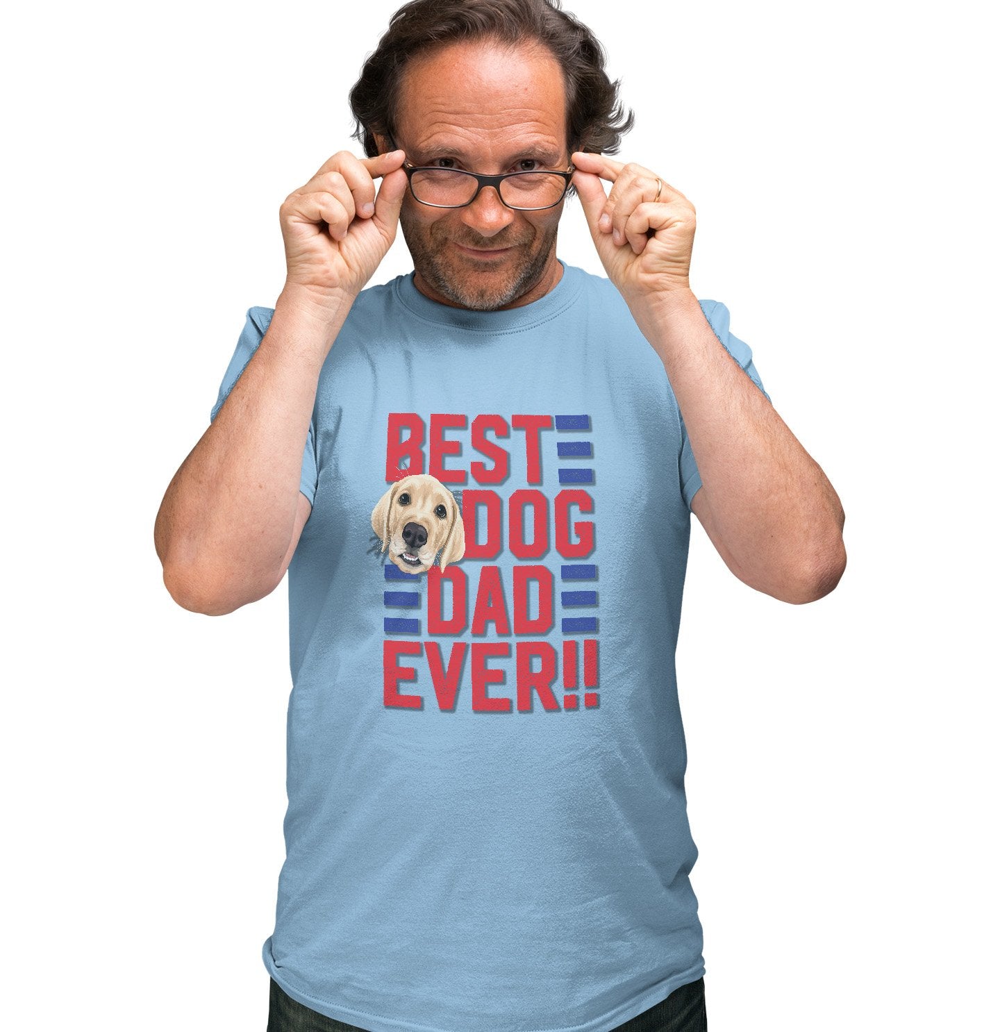 Best Dog Dad Ever - Adult Unisex T-Shirt