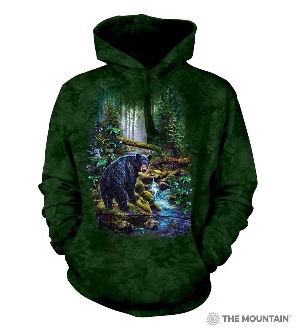 Black Bear Forest - The Mountain - 3D Hoodie Animal Sweatshirt