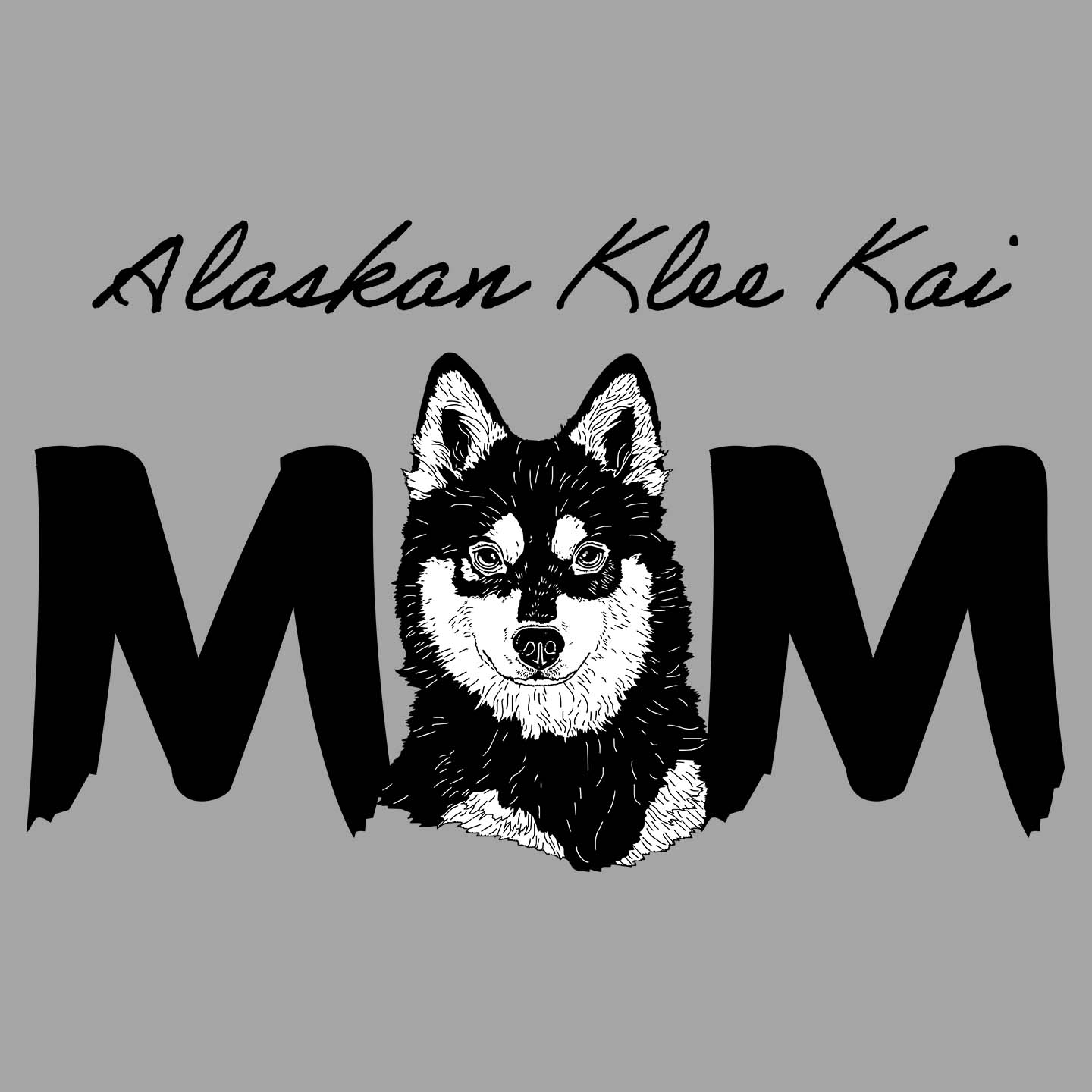 Alaskan Klee Kai Breed Mom - Women's V-Neck T-Shirt