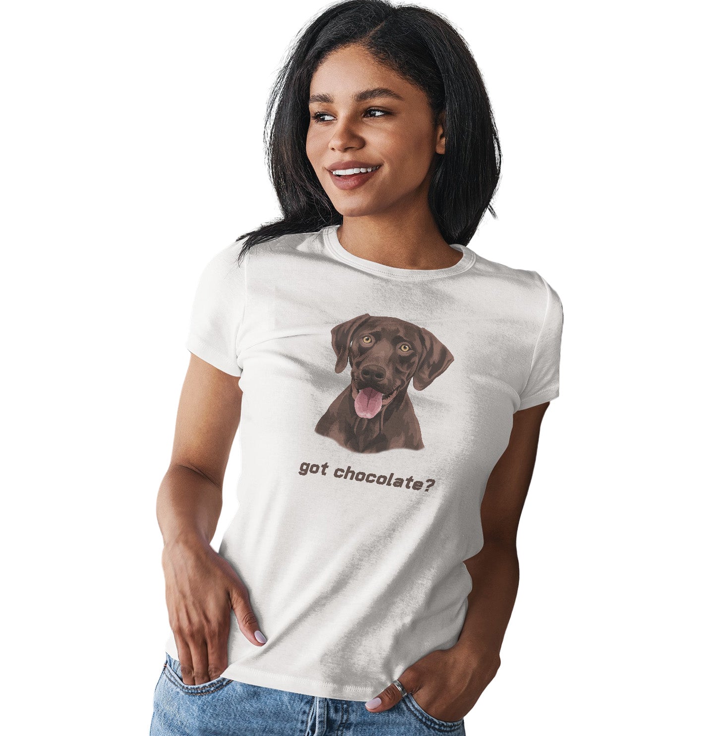 Got Chocolate - Women's Fitted T-Shirt