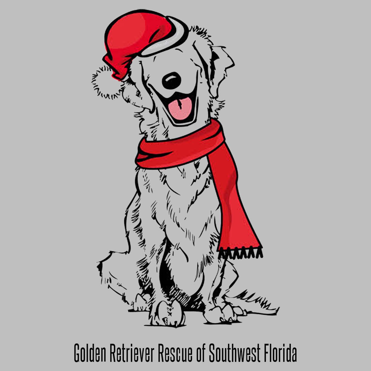 GRRSWFL Golden Holiday - Women's V-Neck T-Shirt