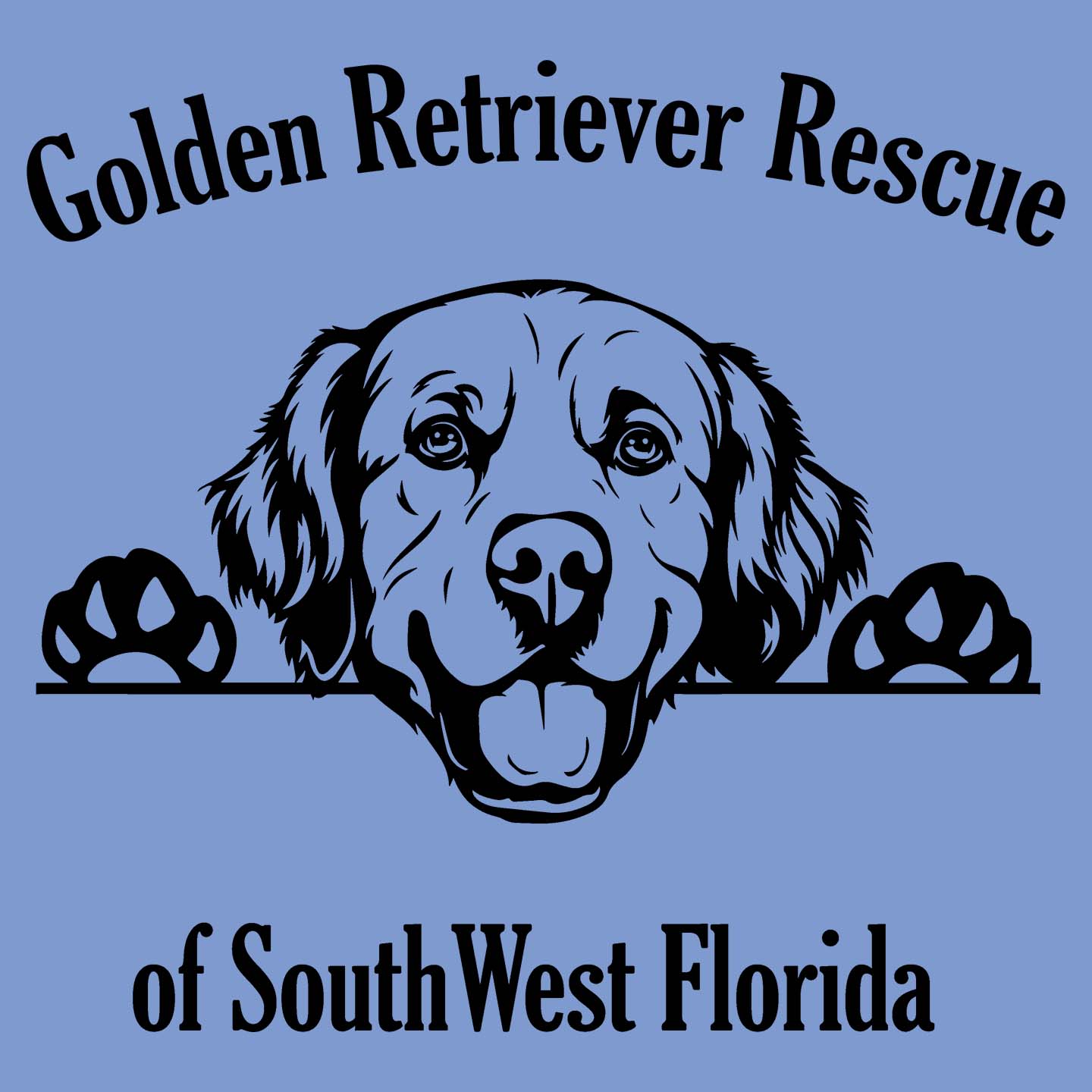 GRRSWF Paws Up - Adult Tri-Blend T-Shirt