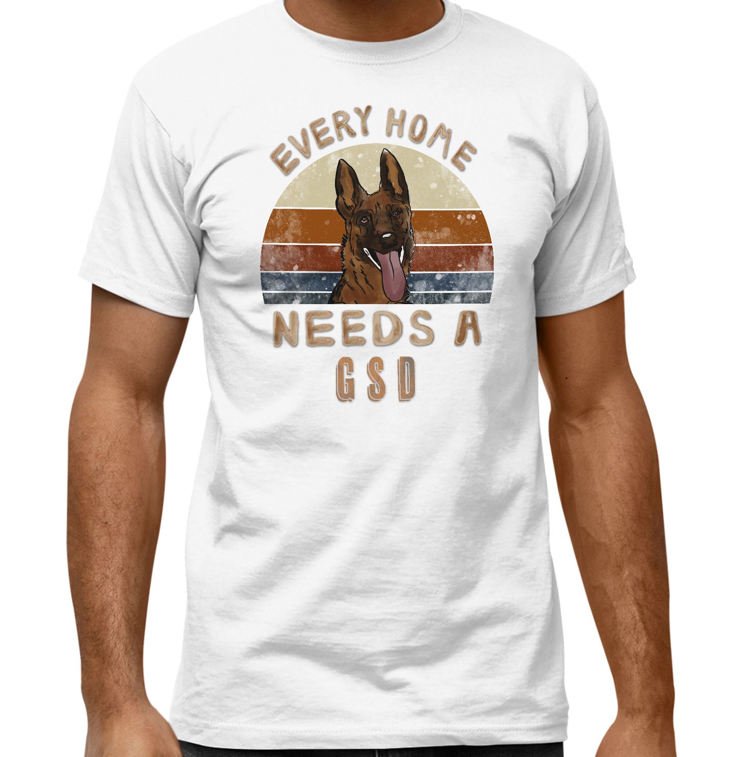 Every Home Needs a German Shepherd Dog - Adult Unisex T-Shirt