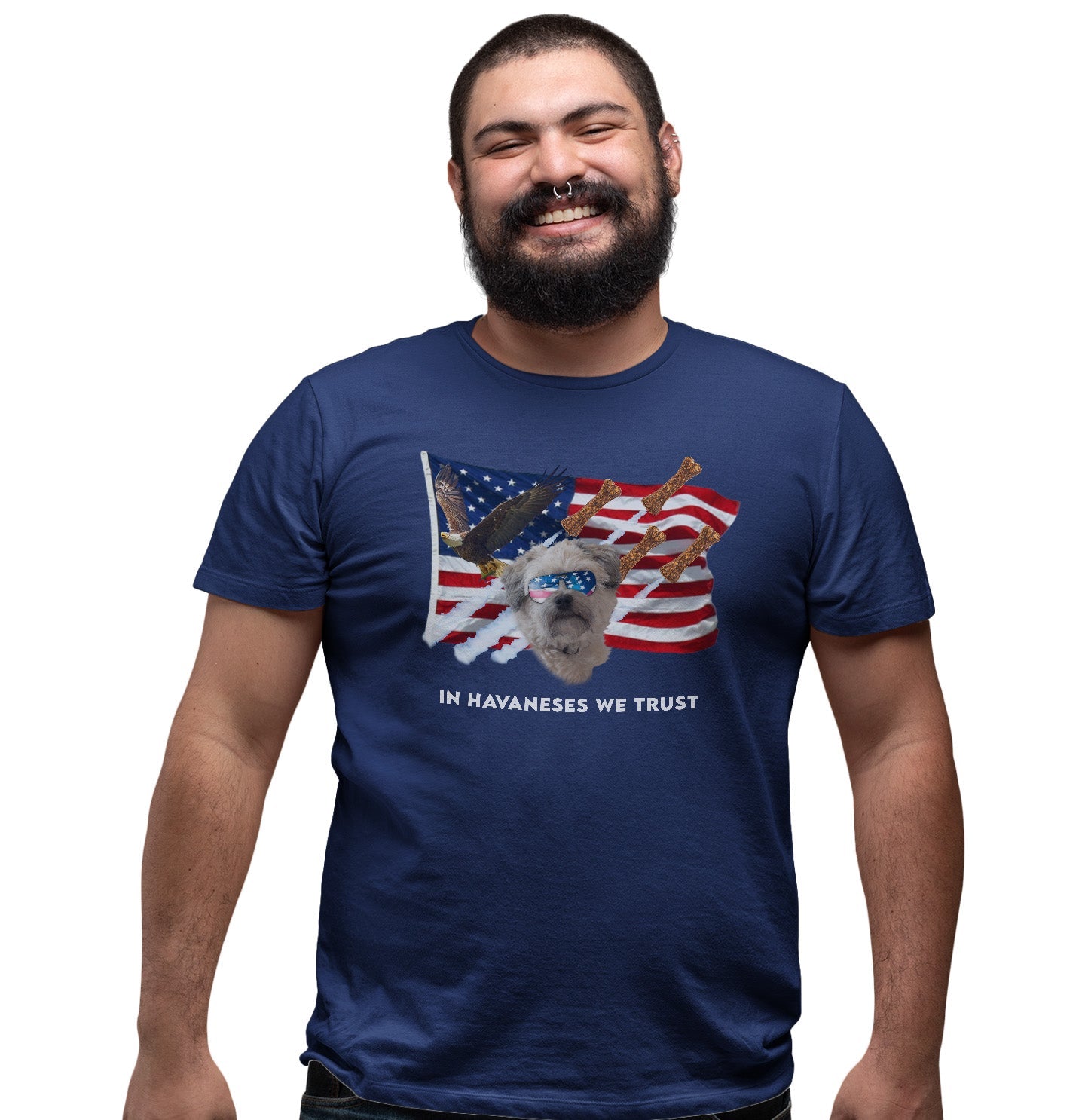 In Havaneses We Trust - Adult Unisex T-Shirt