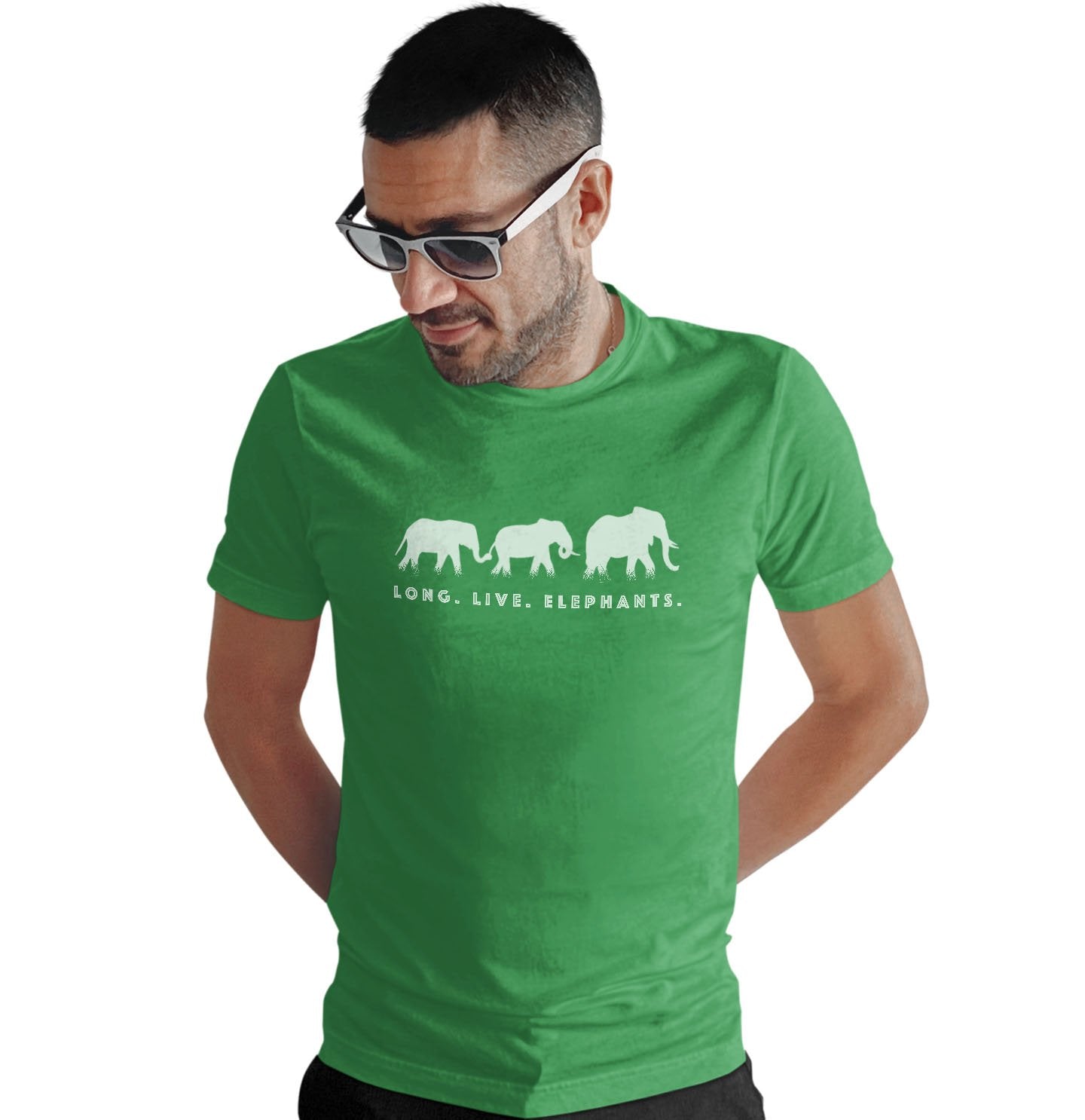 Long Live Elephants Silhouette - Adult Unisex T-Shirt