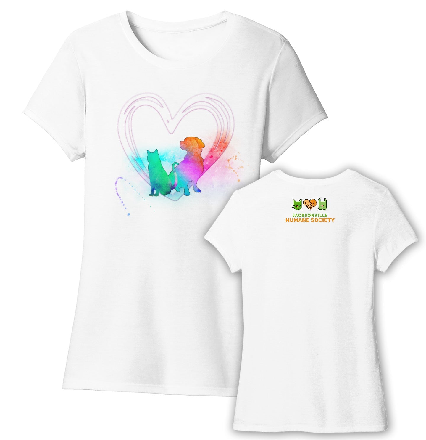 Jacksonville Humane Pride - Women's Tri-Blend T-Shirt