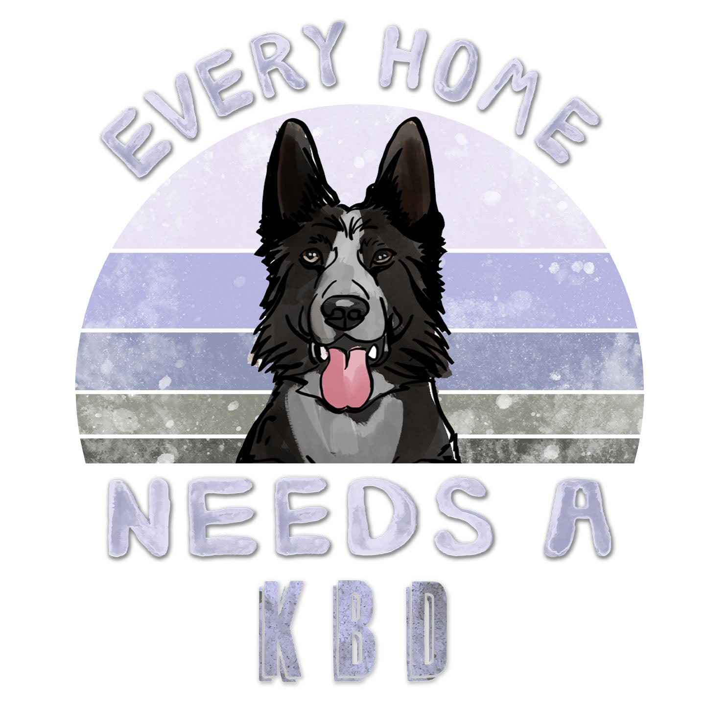 Every Home Needs a Karelian Bear Dog - Women's V-Neck T-Shirt
