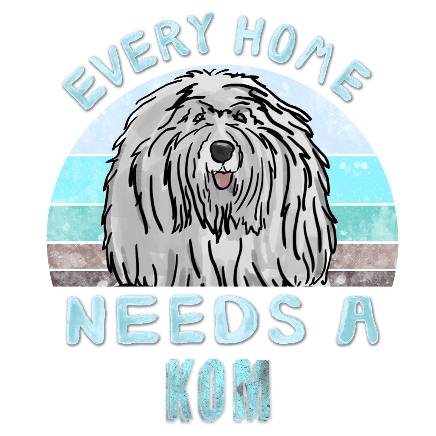 Every Home Needs a Komondor - Women's V-Neck T-Shirt