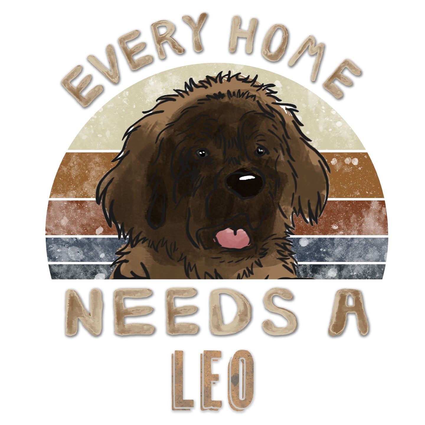 Every Home Needs a Leonberger - Women's V-Neck T-Shirt