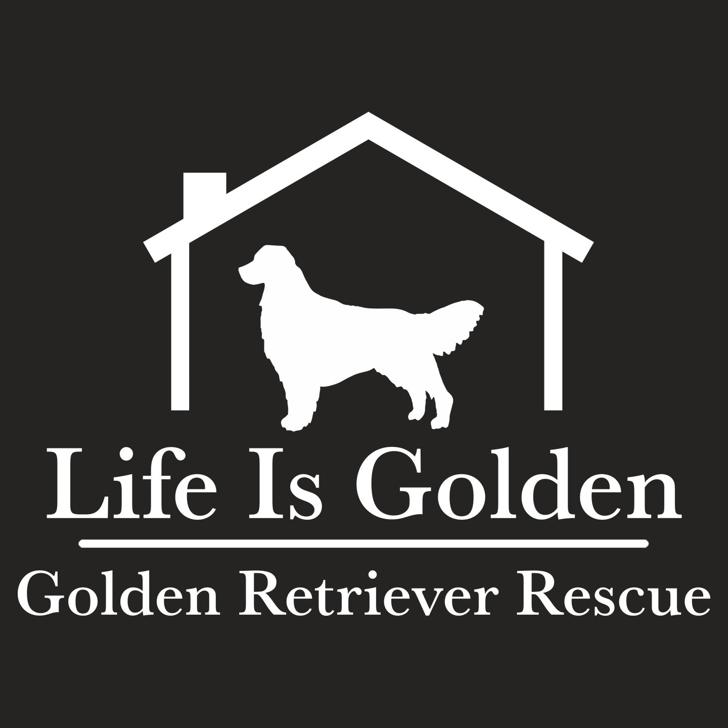 Life is Golden Logo - Adult Tri-Blend T-Shirt