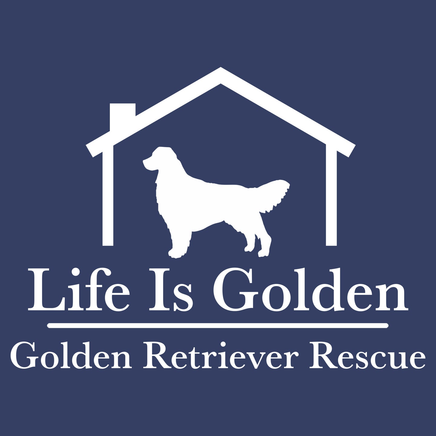 Life is Golden Logo - Adult Unisex Hoodie Sweatshirt