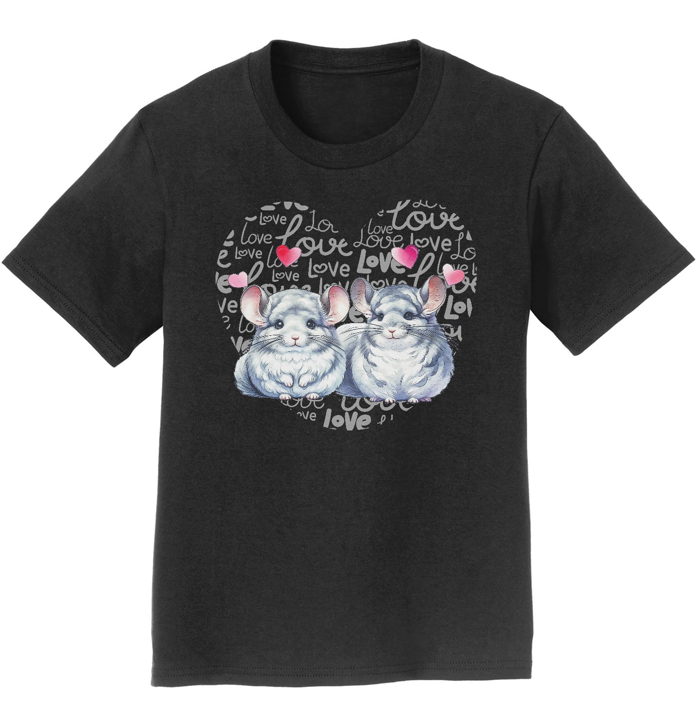 Mouse Love Heart - Kids' Unisex T-Shirt