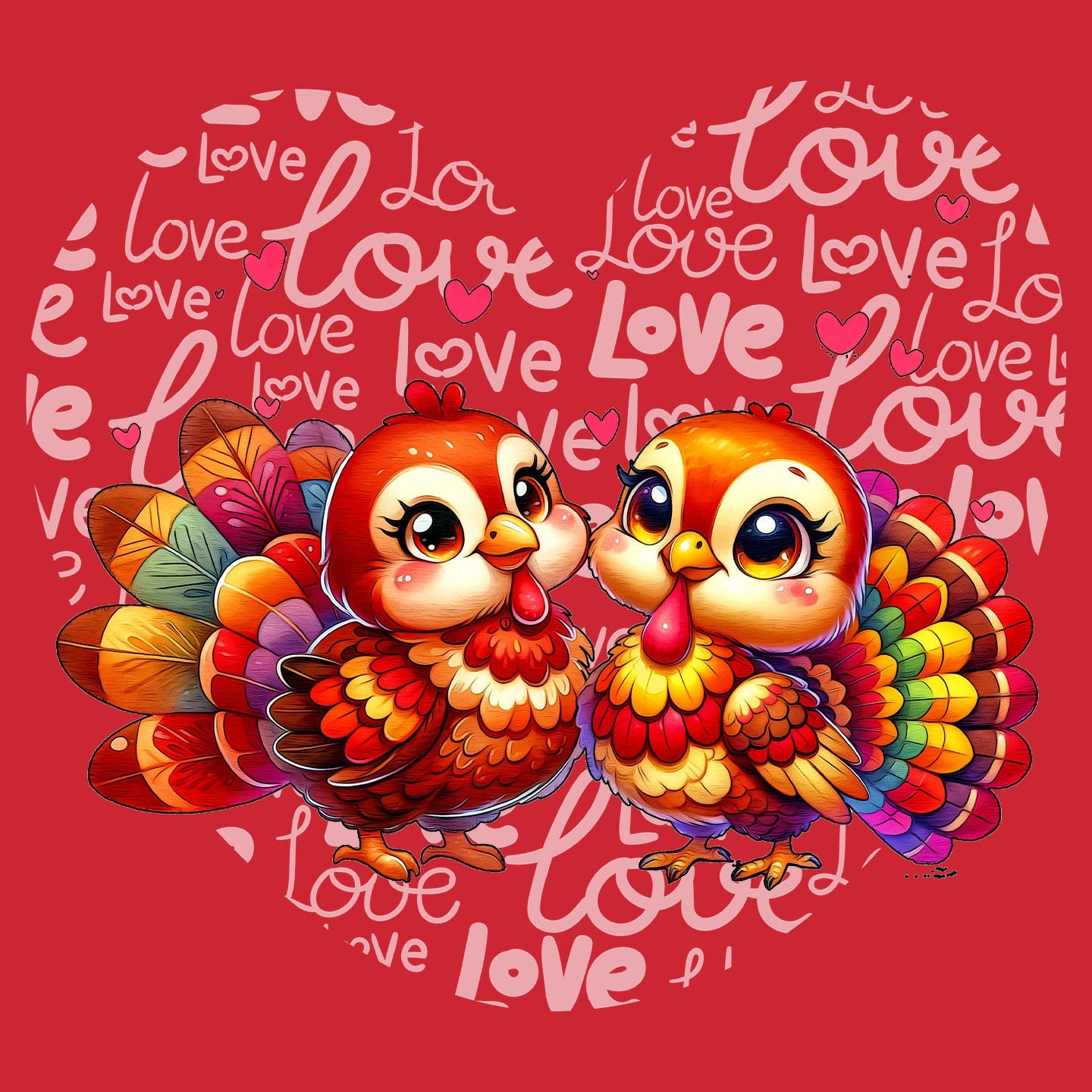 Turkey Love Heart - Kids' Unisex T-Shirt