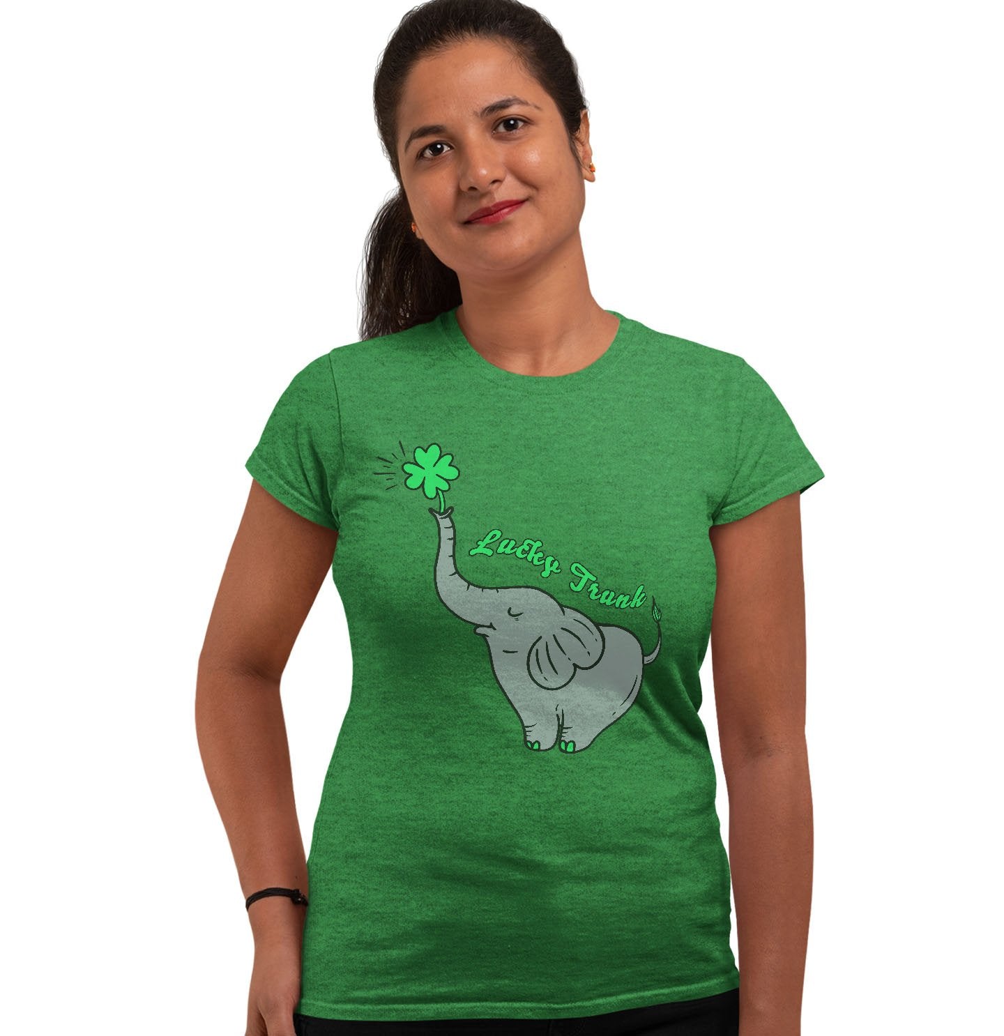 Lucky Trunk - Women's Fitted T-Shirt
