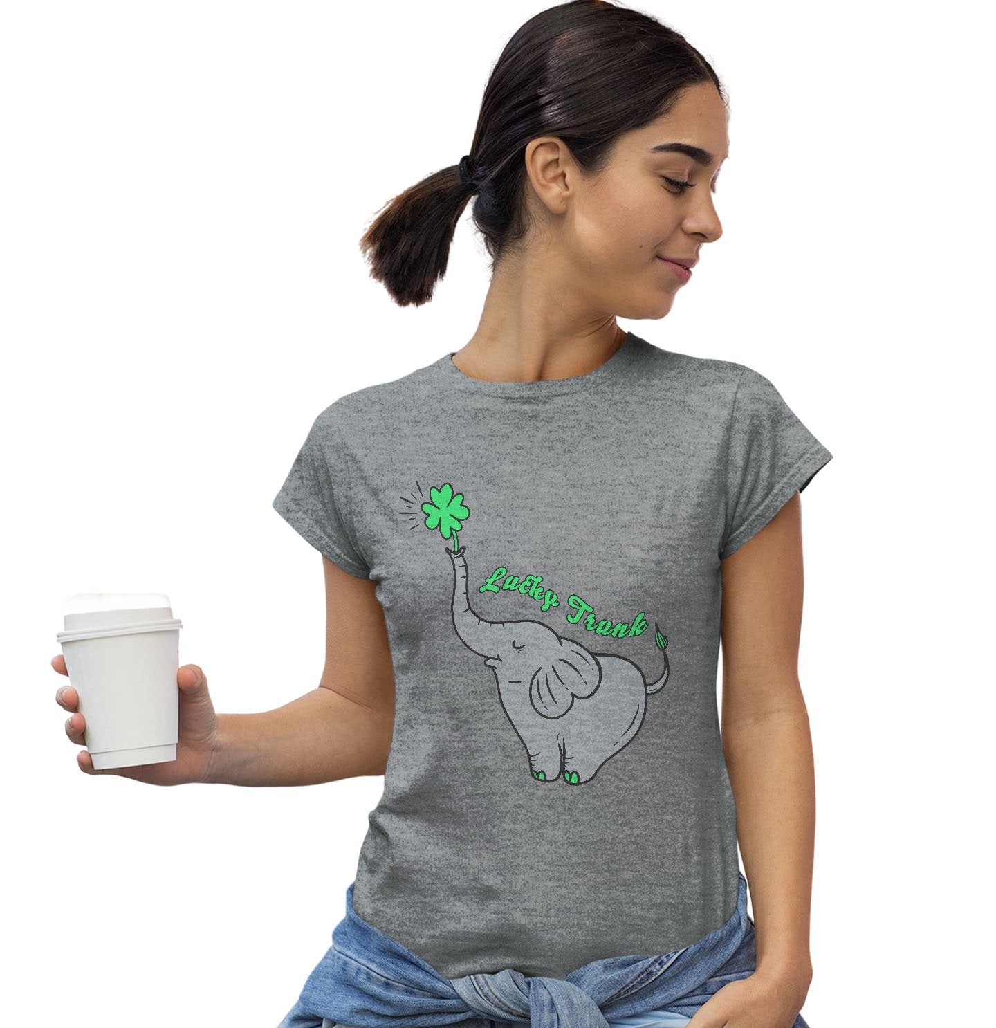 Lucky Trunk - Women's Fitted T-Shirt
