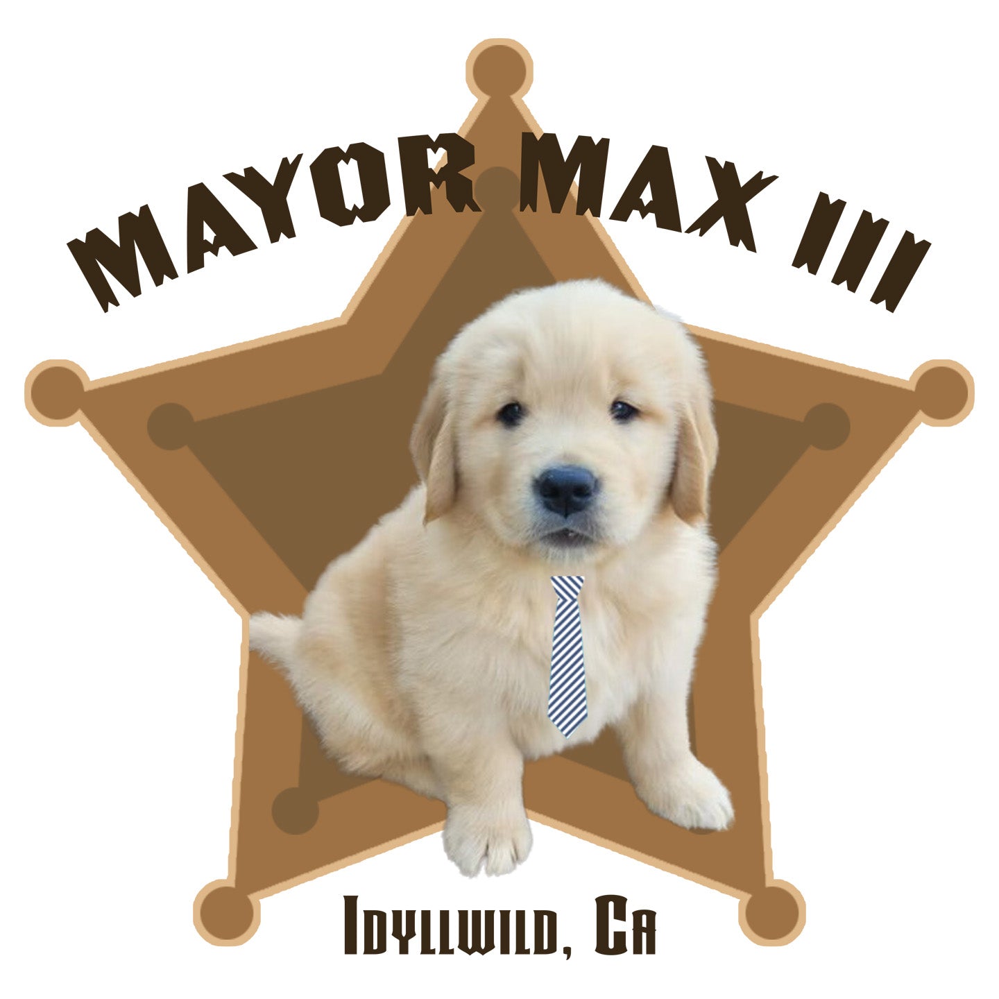 Mayor Max III Badge - Adult Unisex Hoodie Sweatshirt