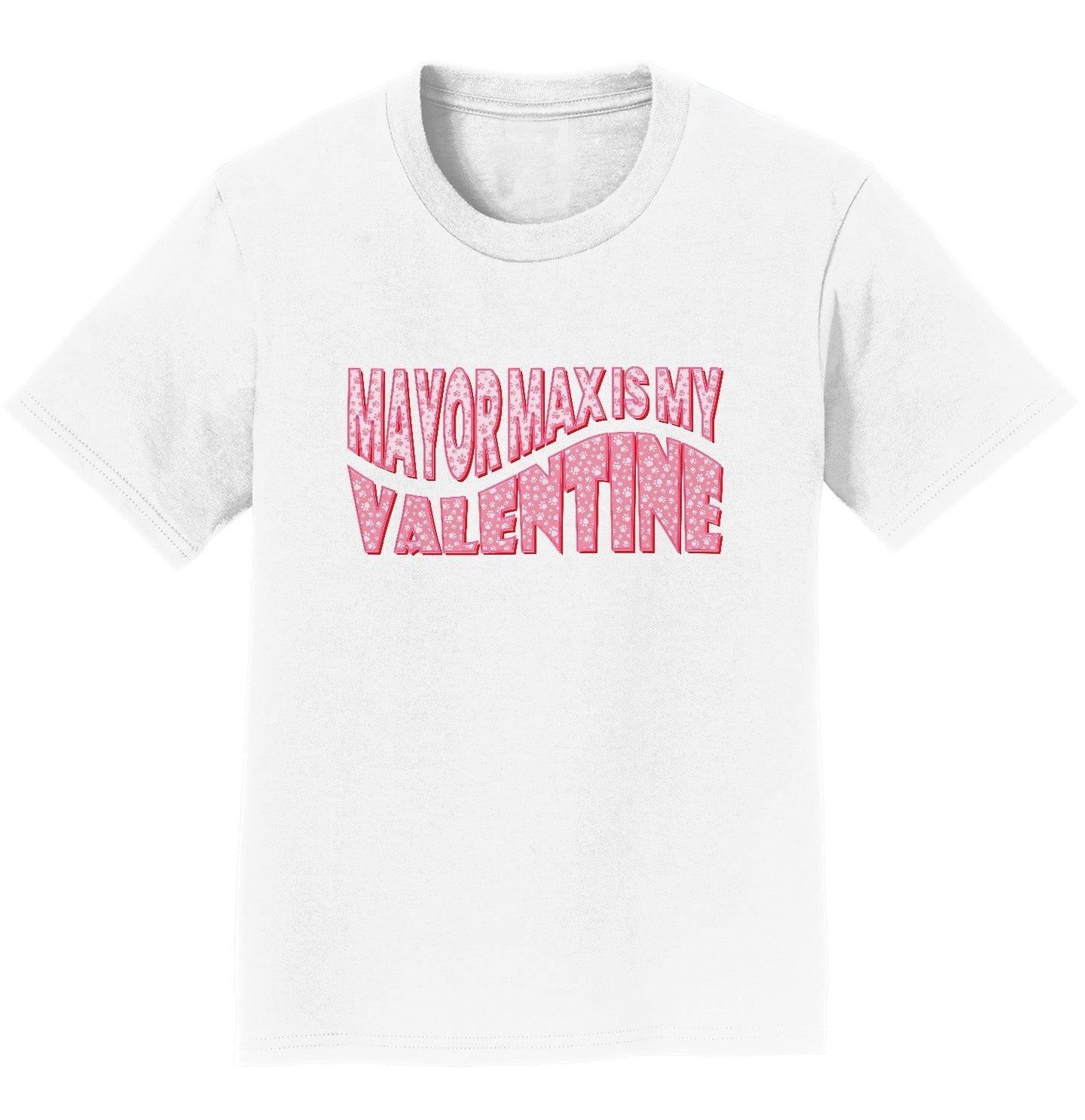 Mayor Max Valentine Text - Kids' Unisex T-Shirt