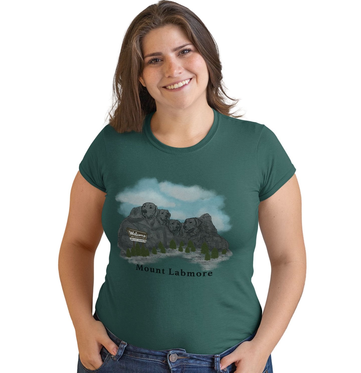 Mount Labmore - Women's Fitted T-Shirt