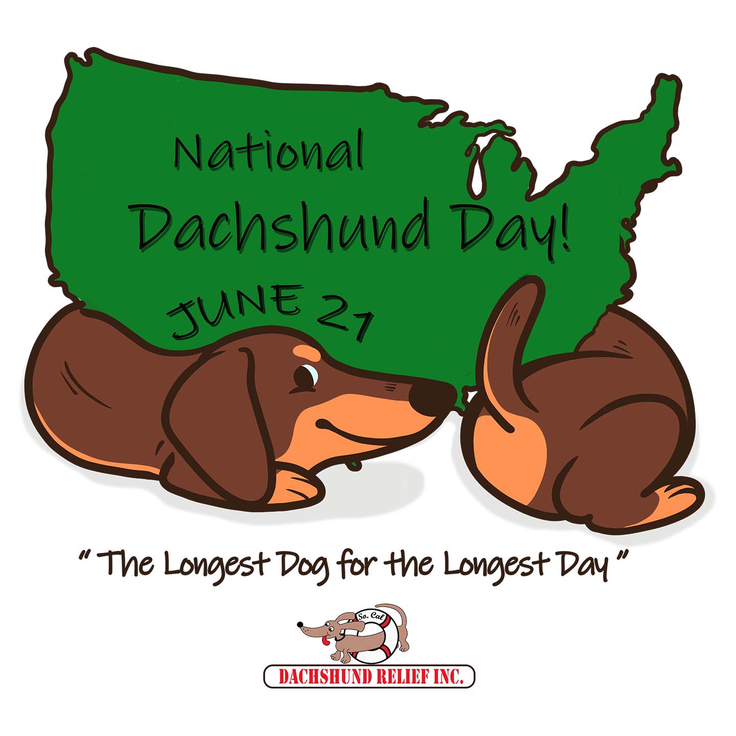 National Dachshund Day - Adult Unisex Long Sleeve T-Shirt