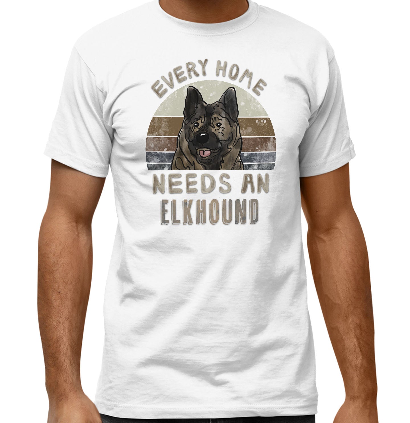 Every Home Needs a Norwegian Elkhound - Adult Unisex T-Shirt
