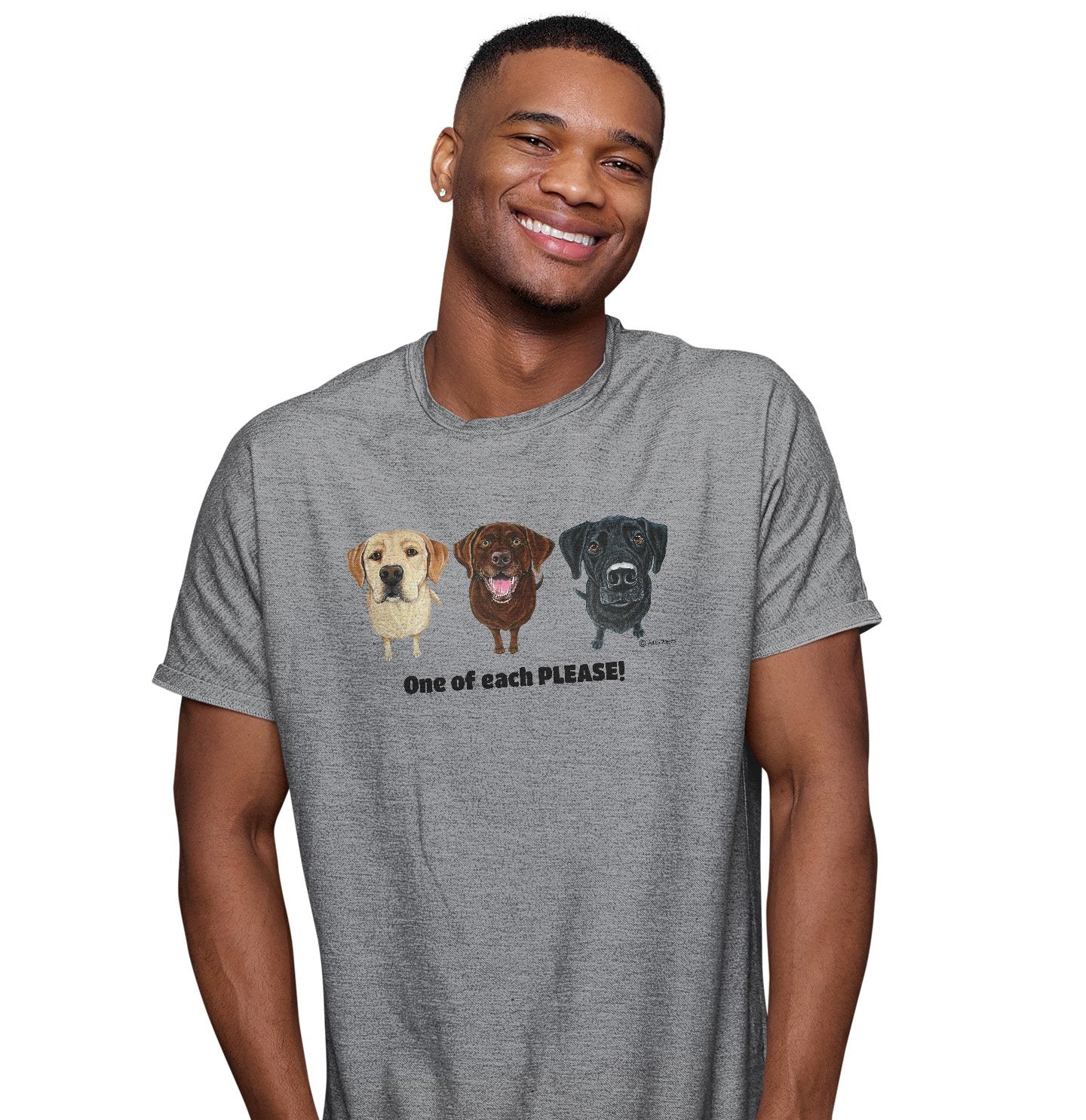 One of Each Labrador Please - Adult Unisex T-Shirt