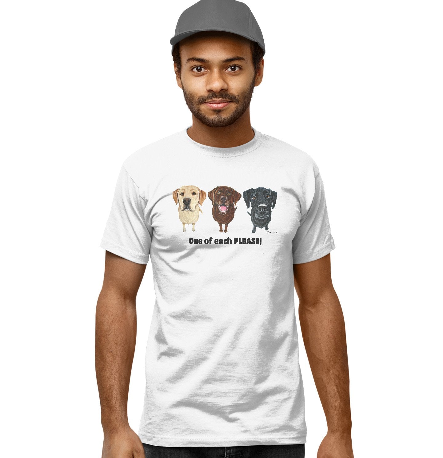 One of Each Labrador Please - Adult Unisex T-Shirt