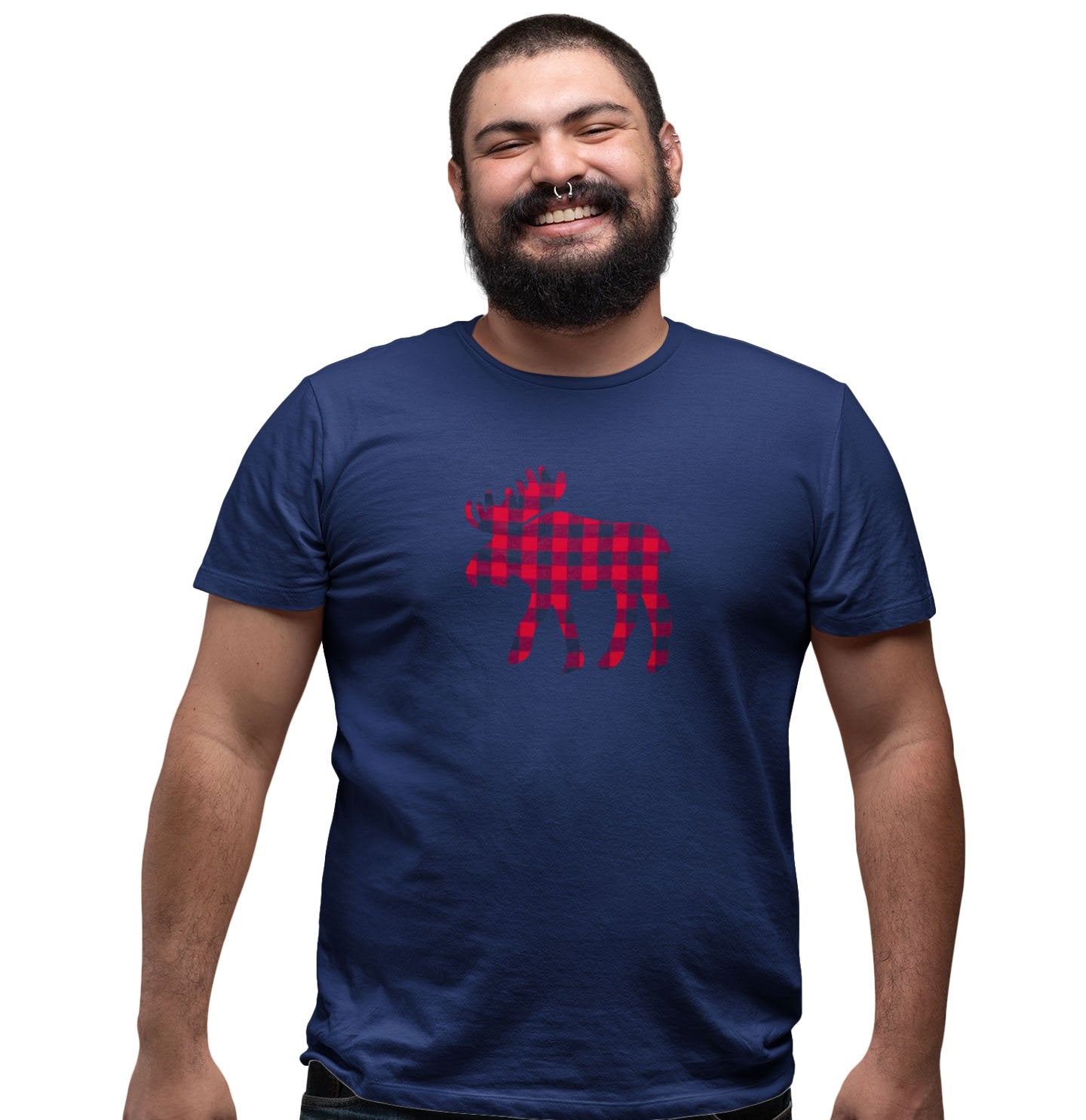 Plaid Moose - T-Shirt